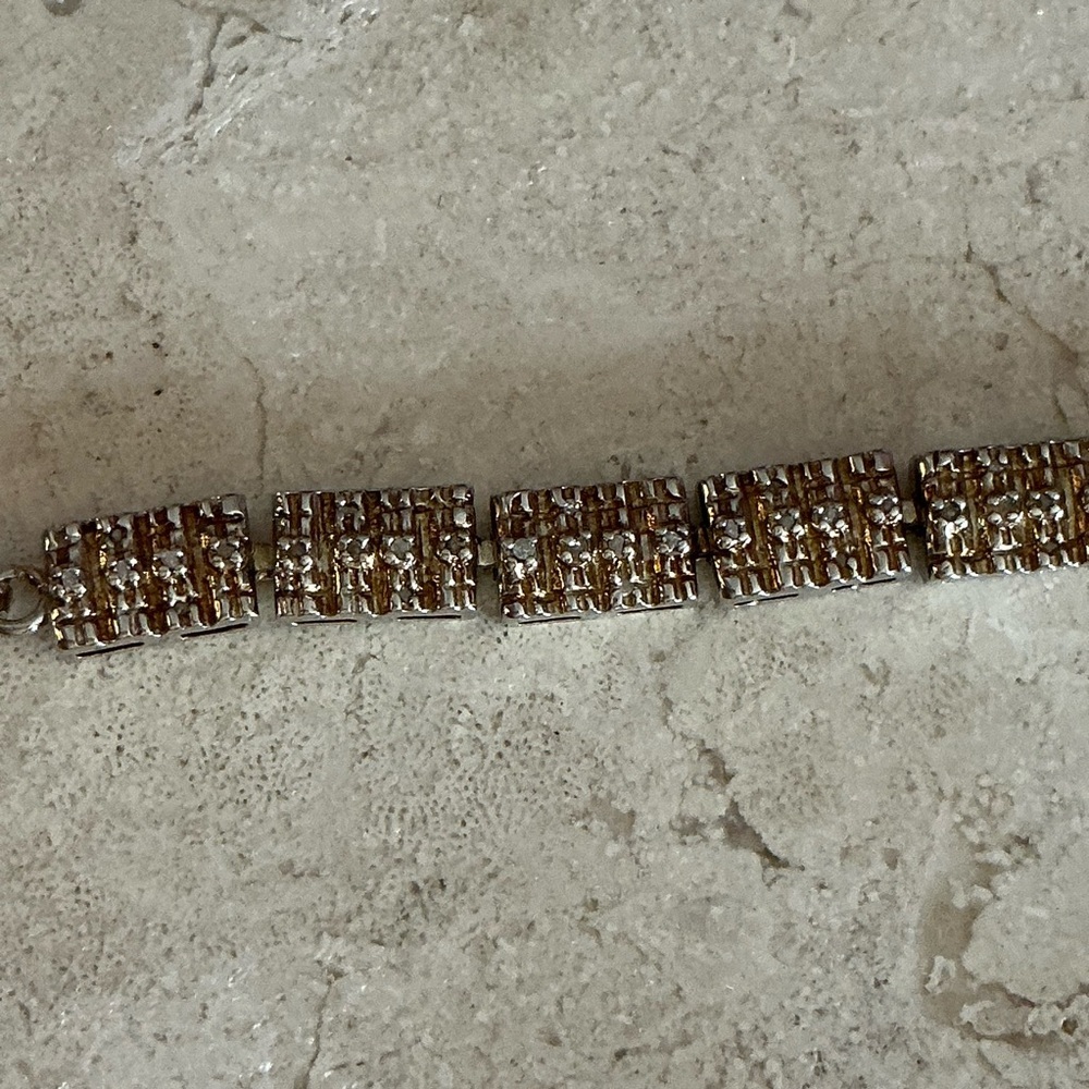 Silver & Gold Tone Bracelet - Picture 5 of 9